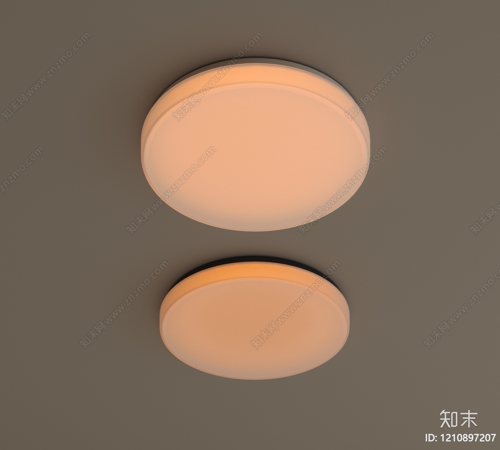 现代简约儿童房吸顶灯3D模型下载【ID:1210897207】