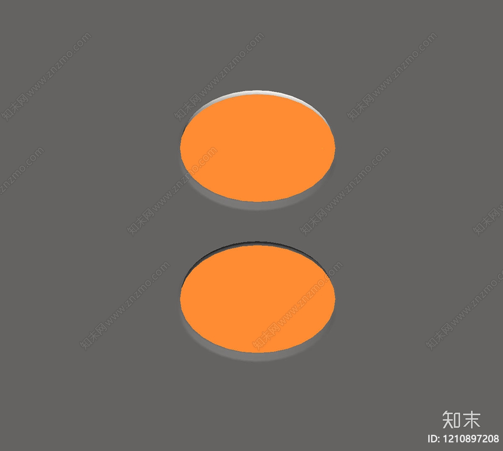 现代简约吸顶灯SU模型下载【ID:1210897208】