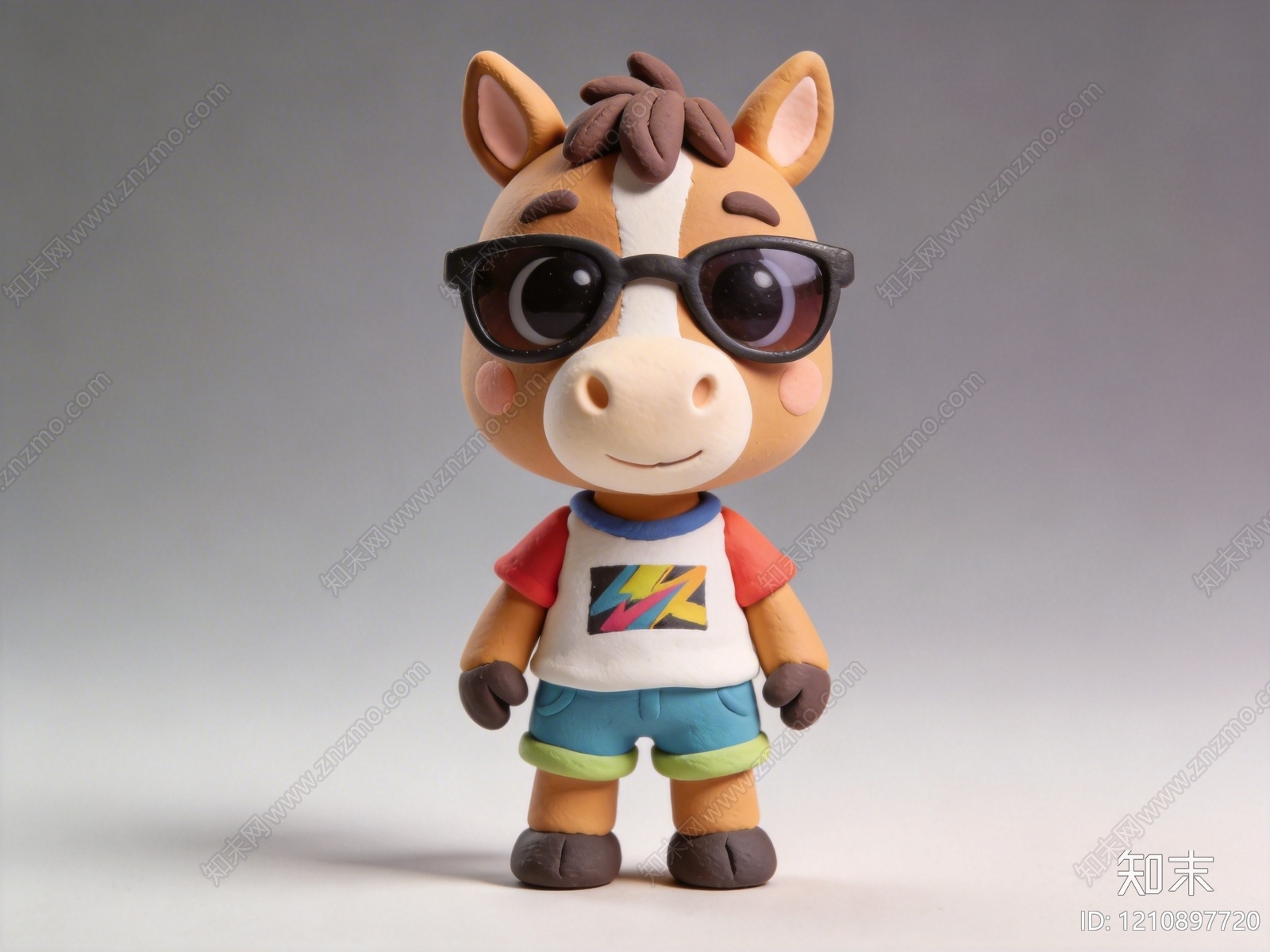 卡通风格雕塑摆件SU模型下载【ID:1210897720】