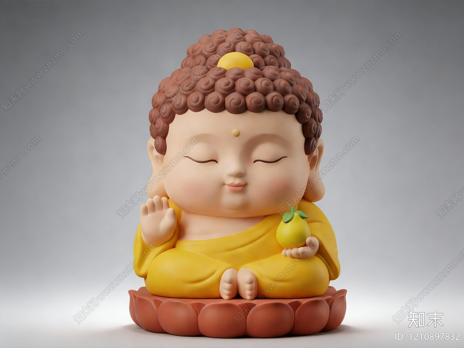 新中式佛像SU模型下载【ID:1210897832】