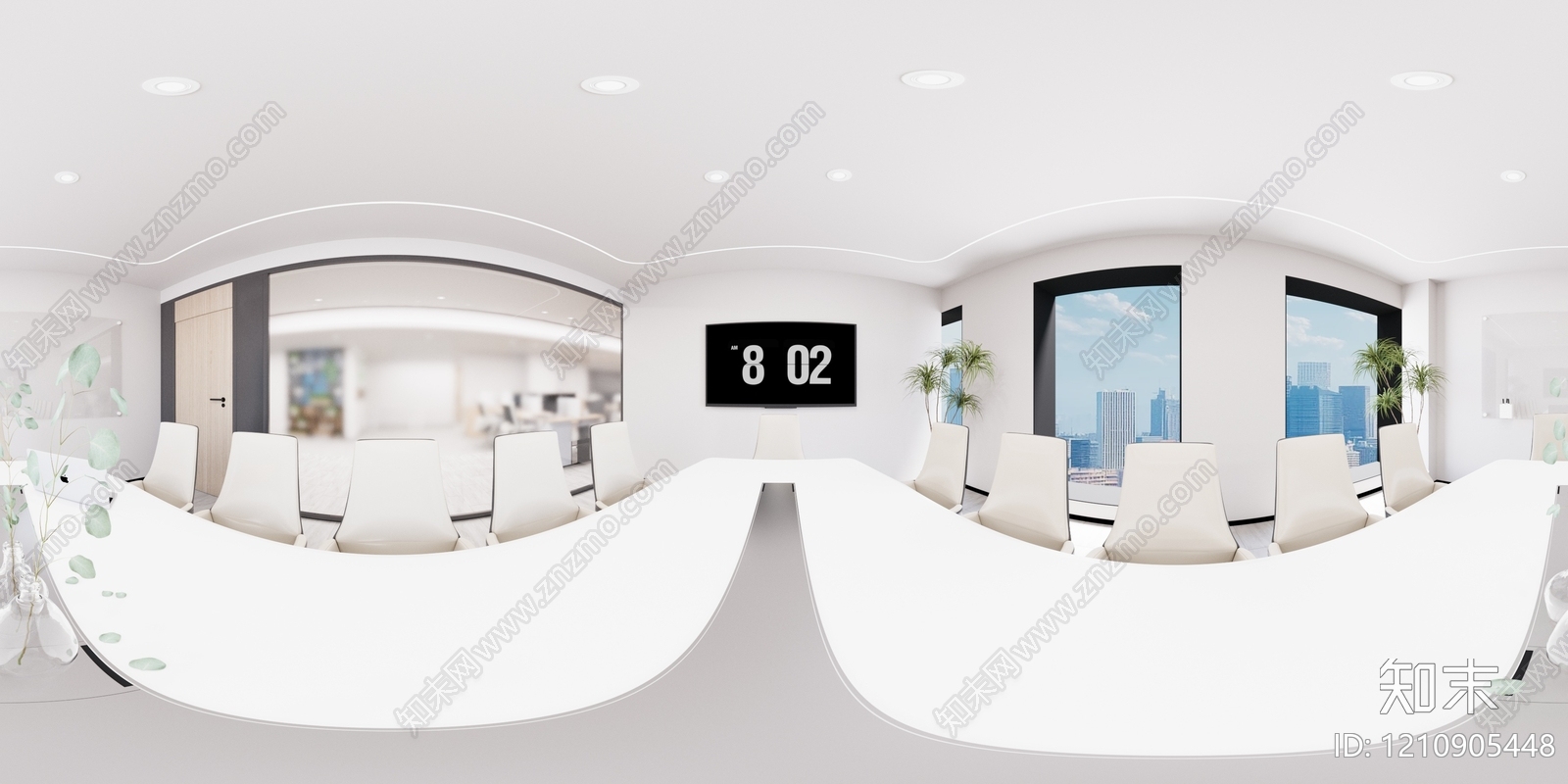 现代简约董事长办公室3D模型下载【ID:1210905448】