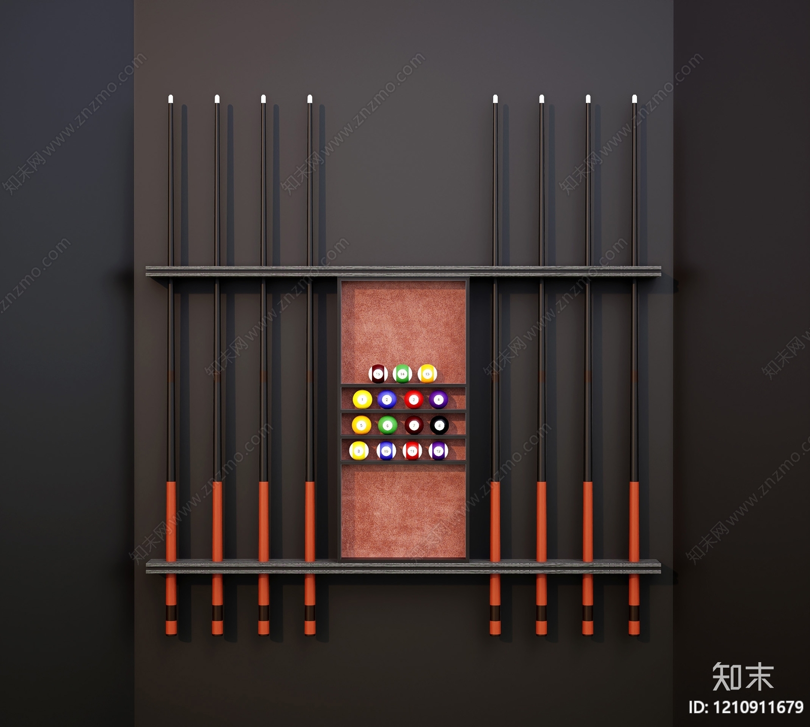 现代简约球类器材SU模型下载【ID:1210911679】