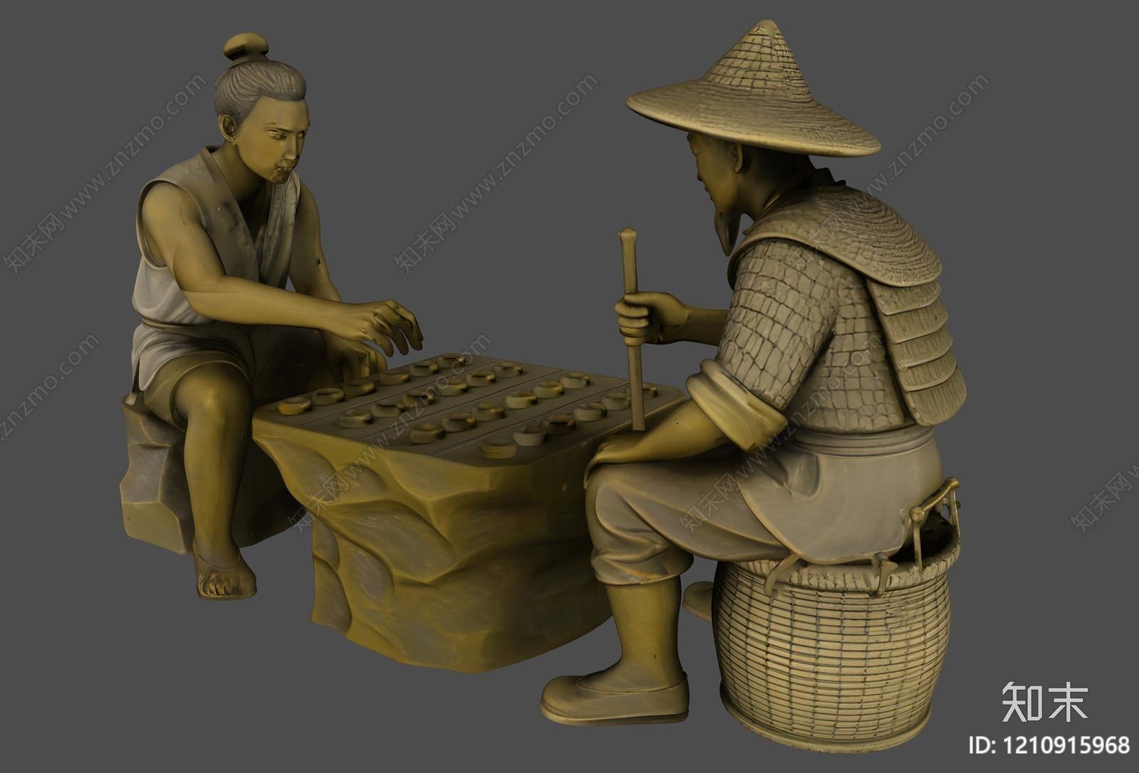 新中式多人3D模型下载【ID:1210915968】