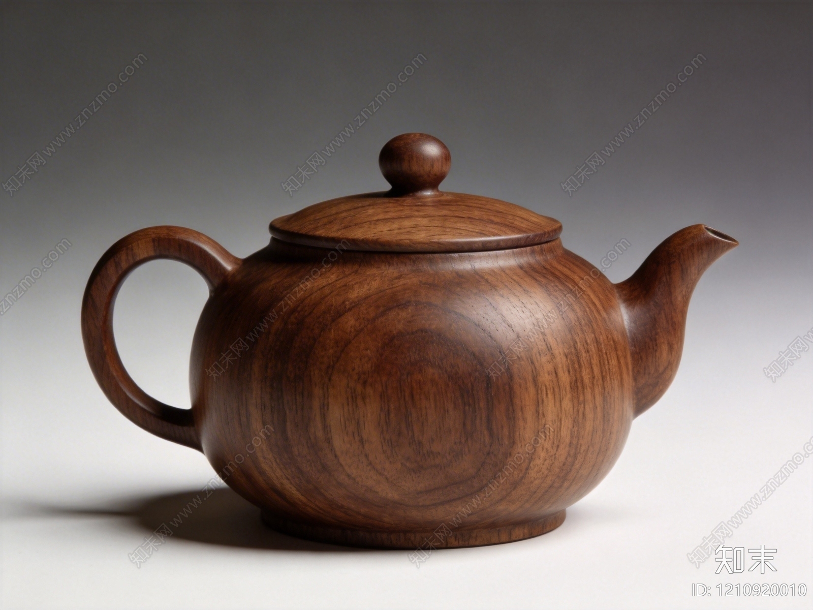 原木风茶具SU模型下载【ID:1210920010】