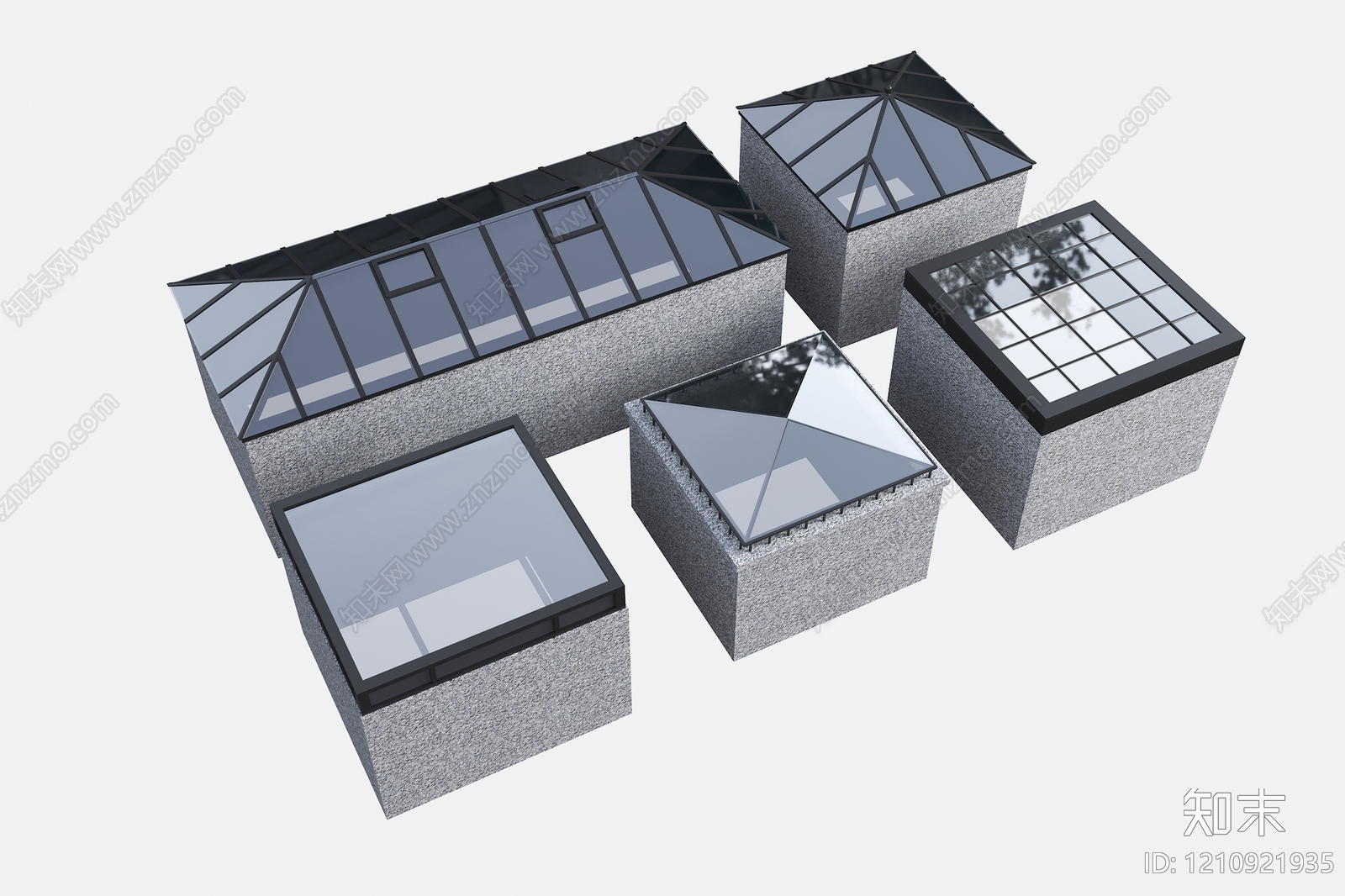 极简主义采光天窗SU模型下载【ID:1210921935】