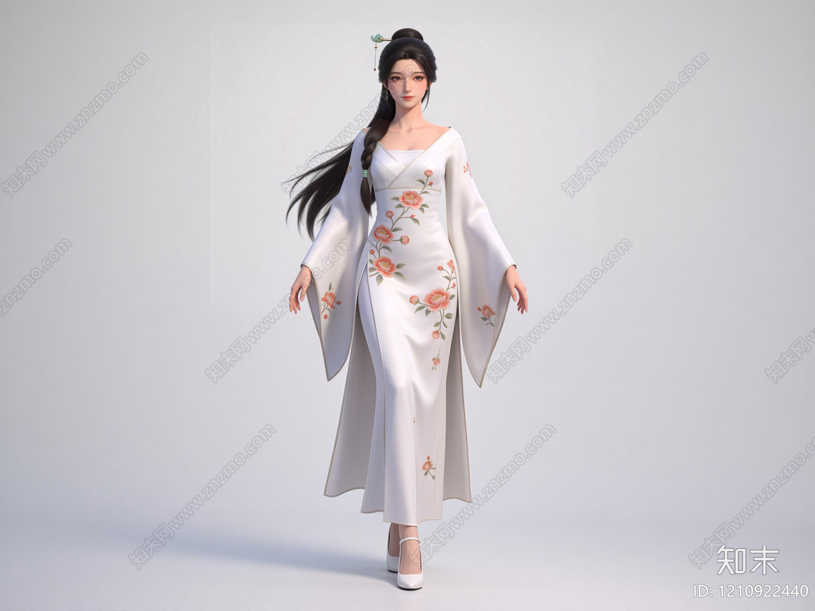 新中式虚拟人物SU模型下载【ID:1210922440】