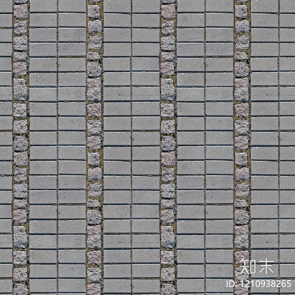 现代植草砖贴图下载【ID:1210938265】