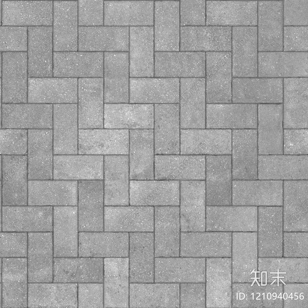现代植草砖贴图下载【ID:1210940456】
