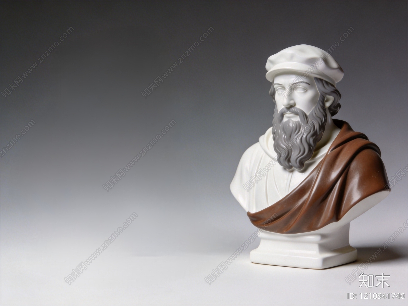 新古典主义雕塑摆件SU模型下载【ID:1210941740】