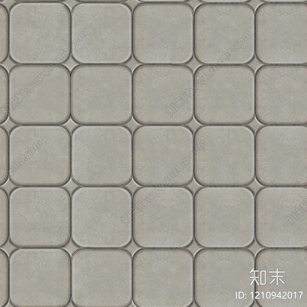 现代植草砖贴图下载【ID:1210942017】