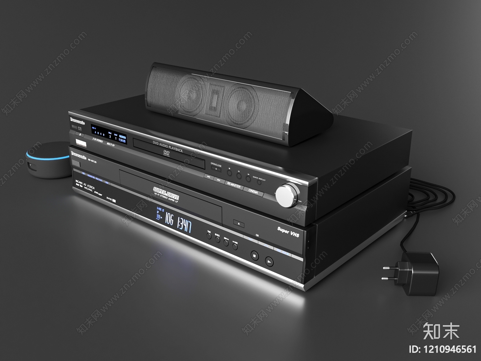 现代简约音响3D模型下载【ID:1210946561】