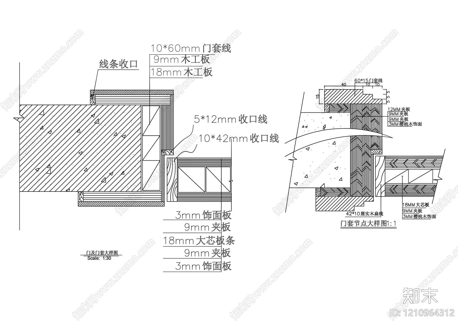 现代门施工图下载【ID:1210964312】