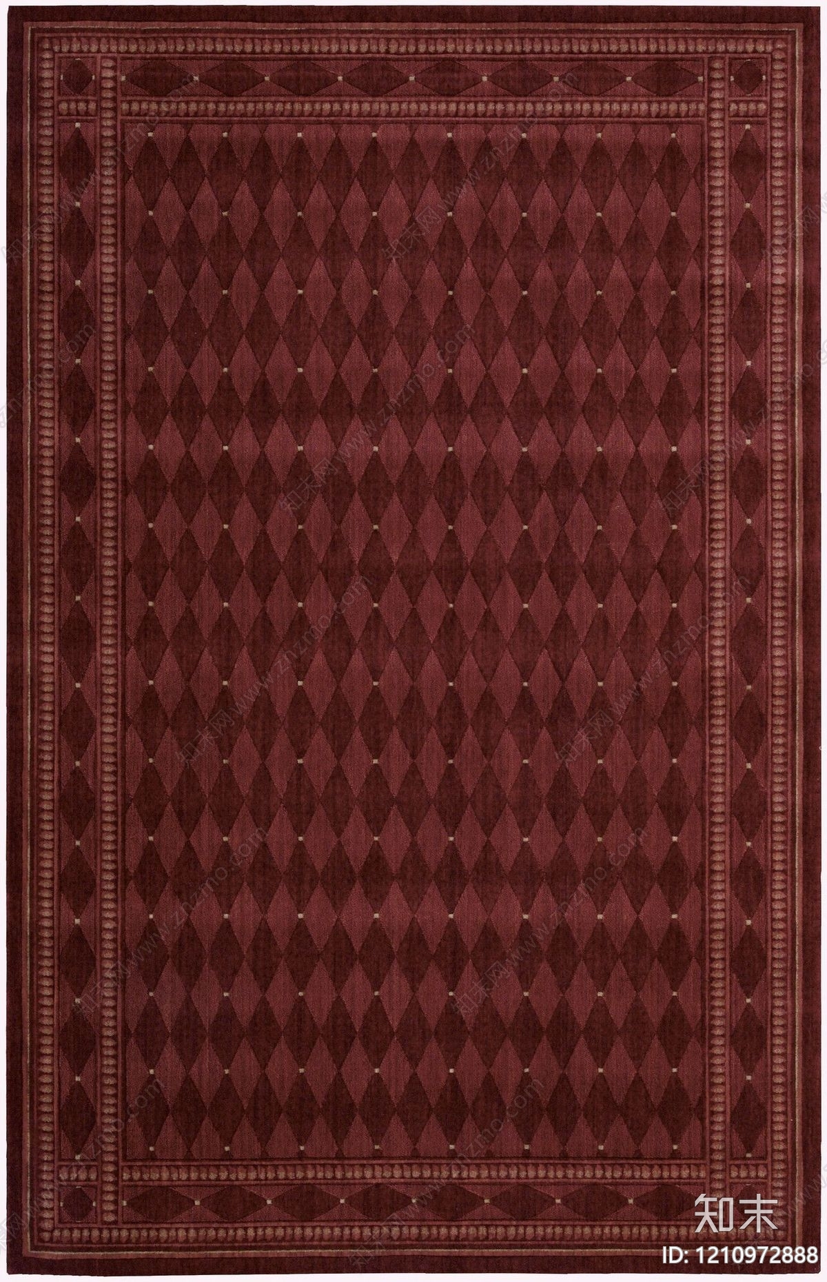 轻奢中古格子地毯贴图下载【ID:1210972888】