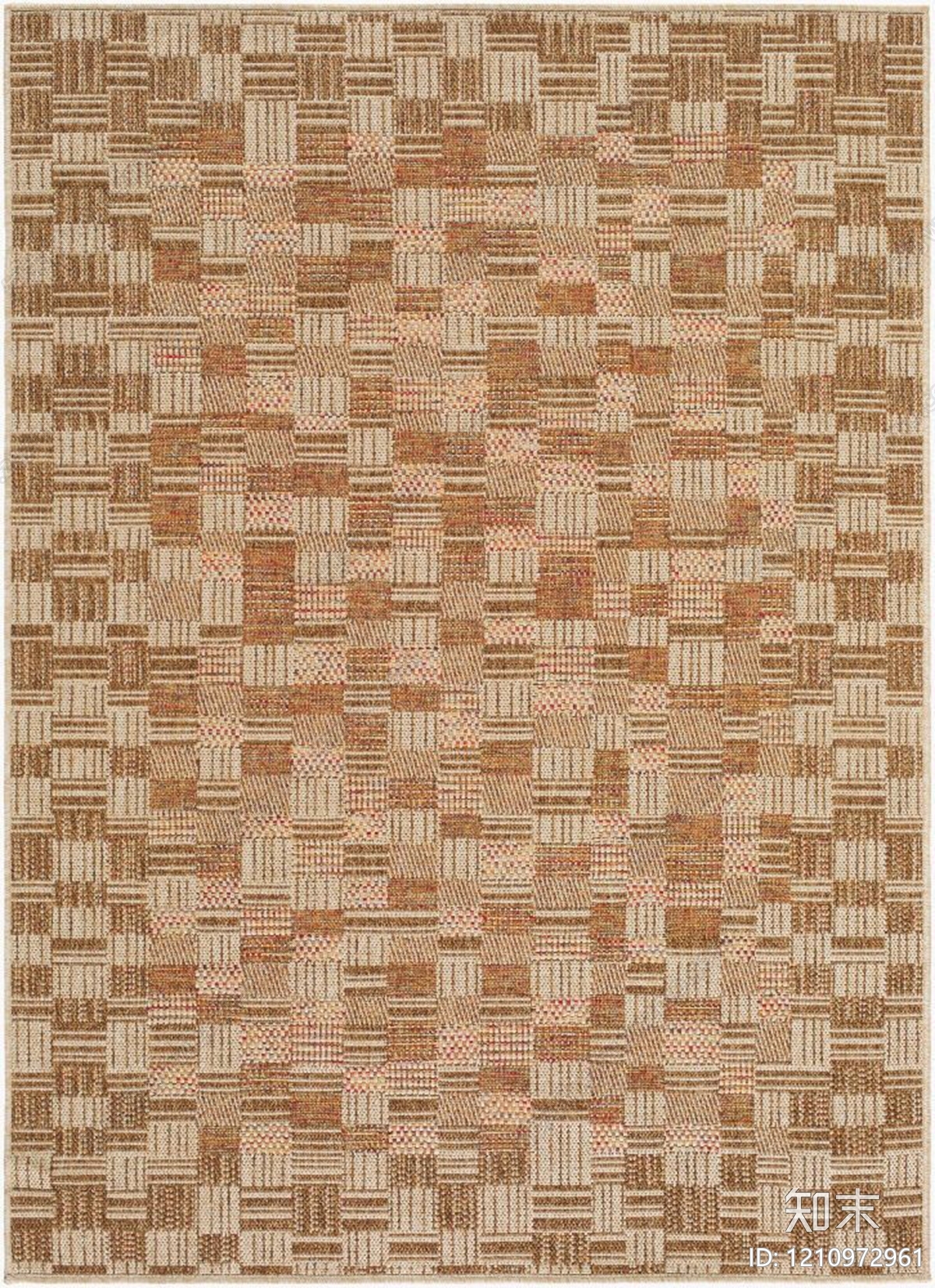 现代复古格子地毯贴图下载【ID:1210972961】