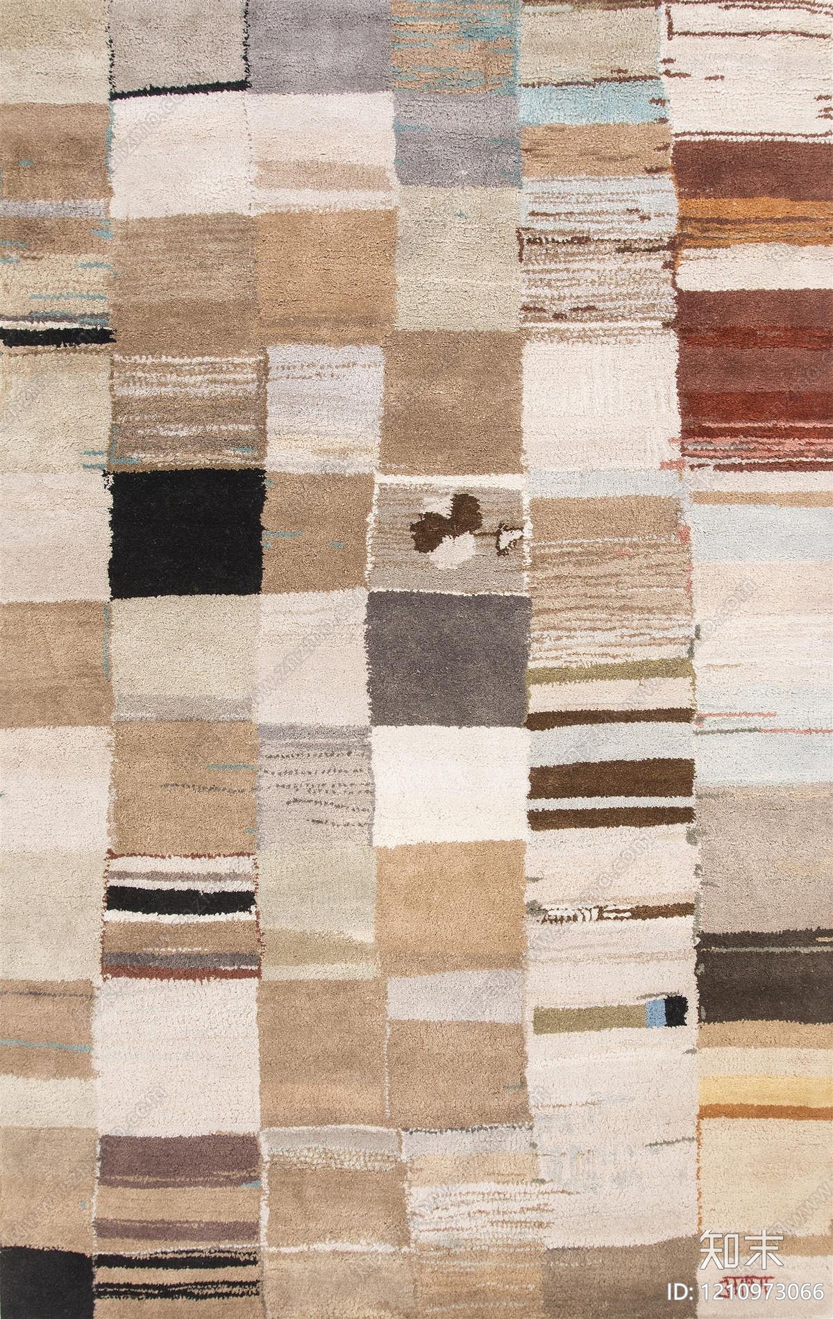 欧式简约格子地毯贴图下载【ID:1210973066】