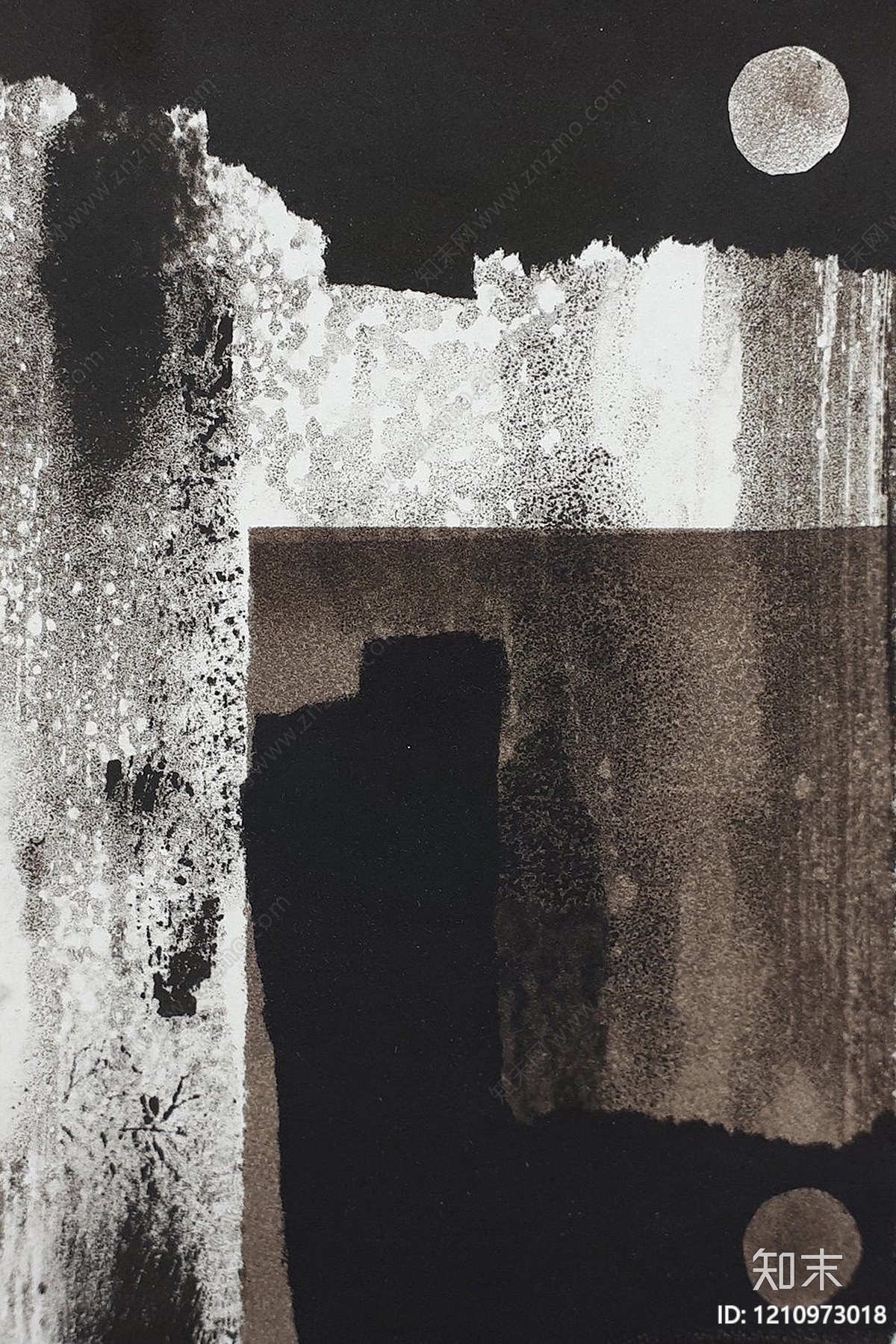 侘寂禅意艺术画贴图下载【ID:1210973018】