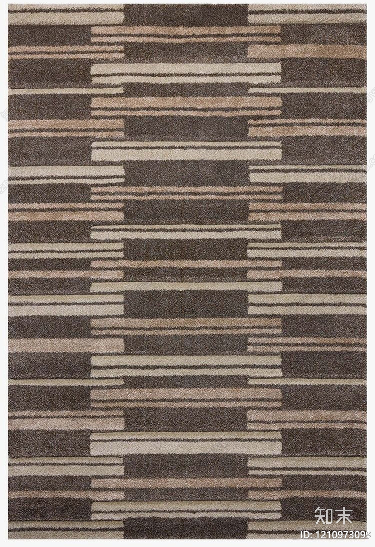 原木复古条纹地毯贴图下载【ID:1210973099】