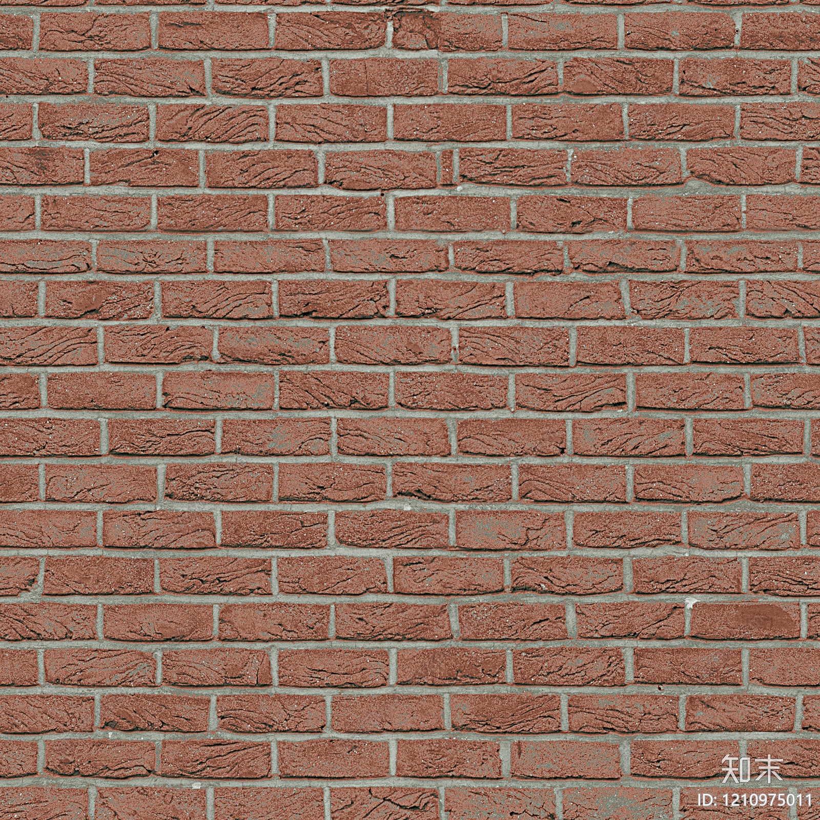 现代新中式红砖贴图下载【ID:1210975011】