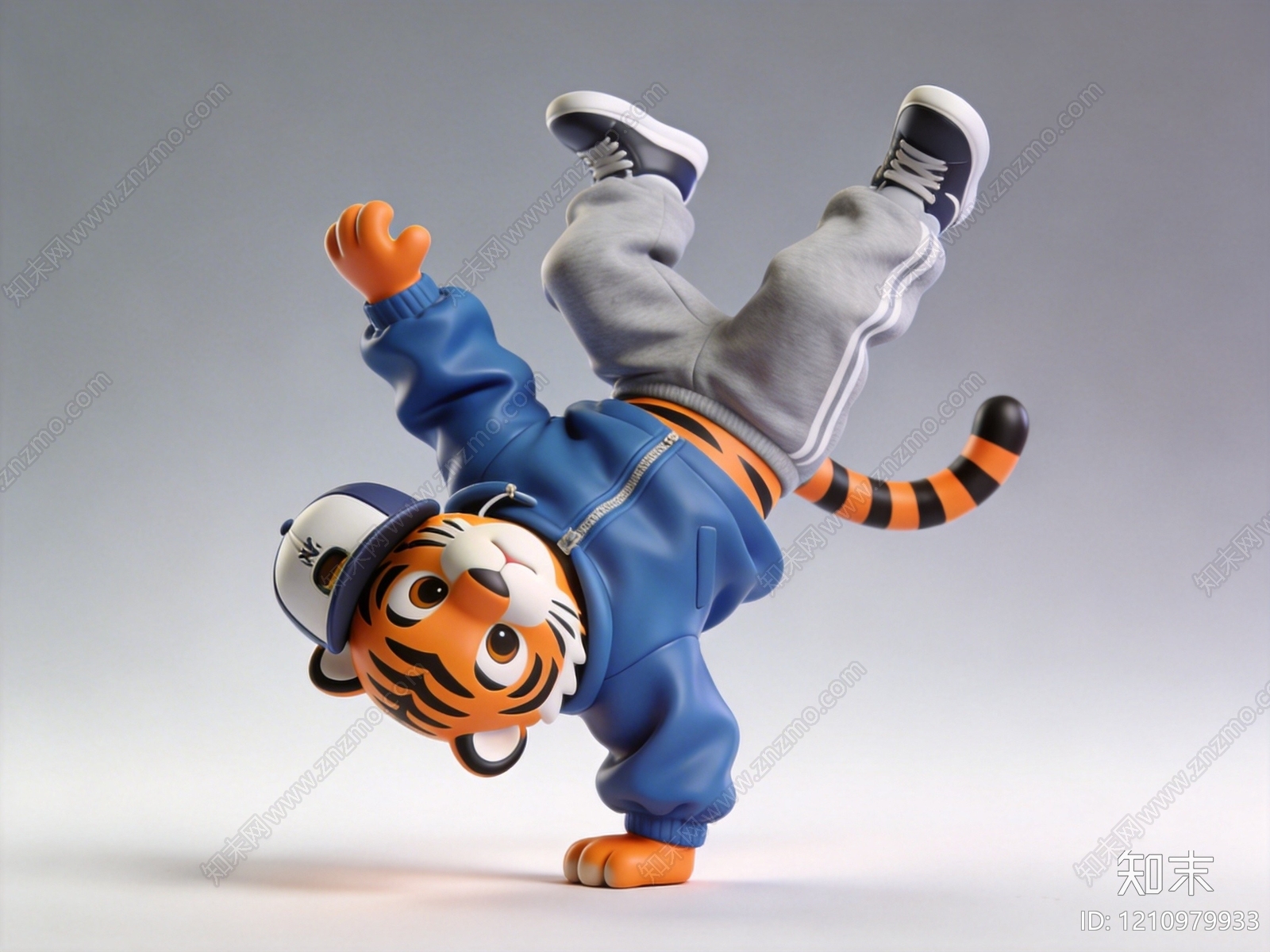 潮玩卡通雕塑摆件SU模型下载【ID:1210979933】