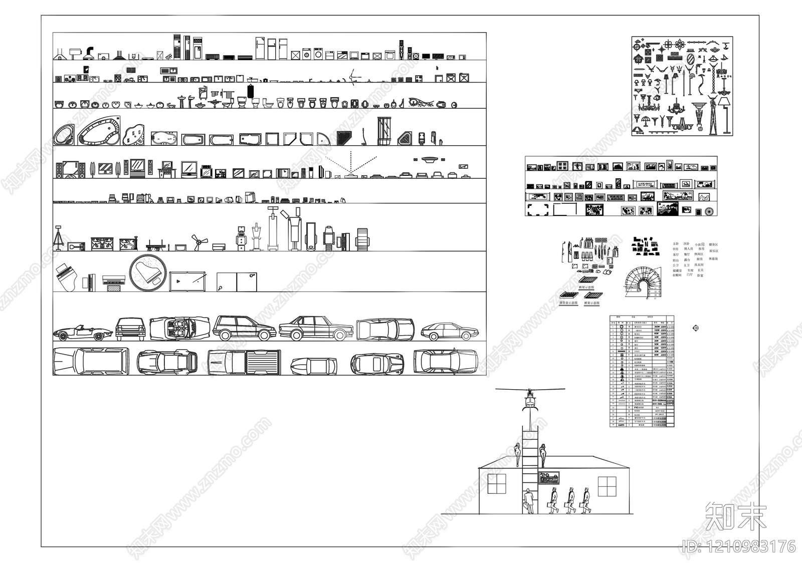 欧式其他图库施工图下载【ID:1210983176】