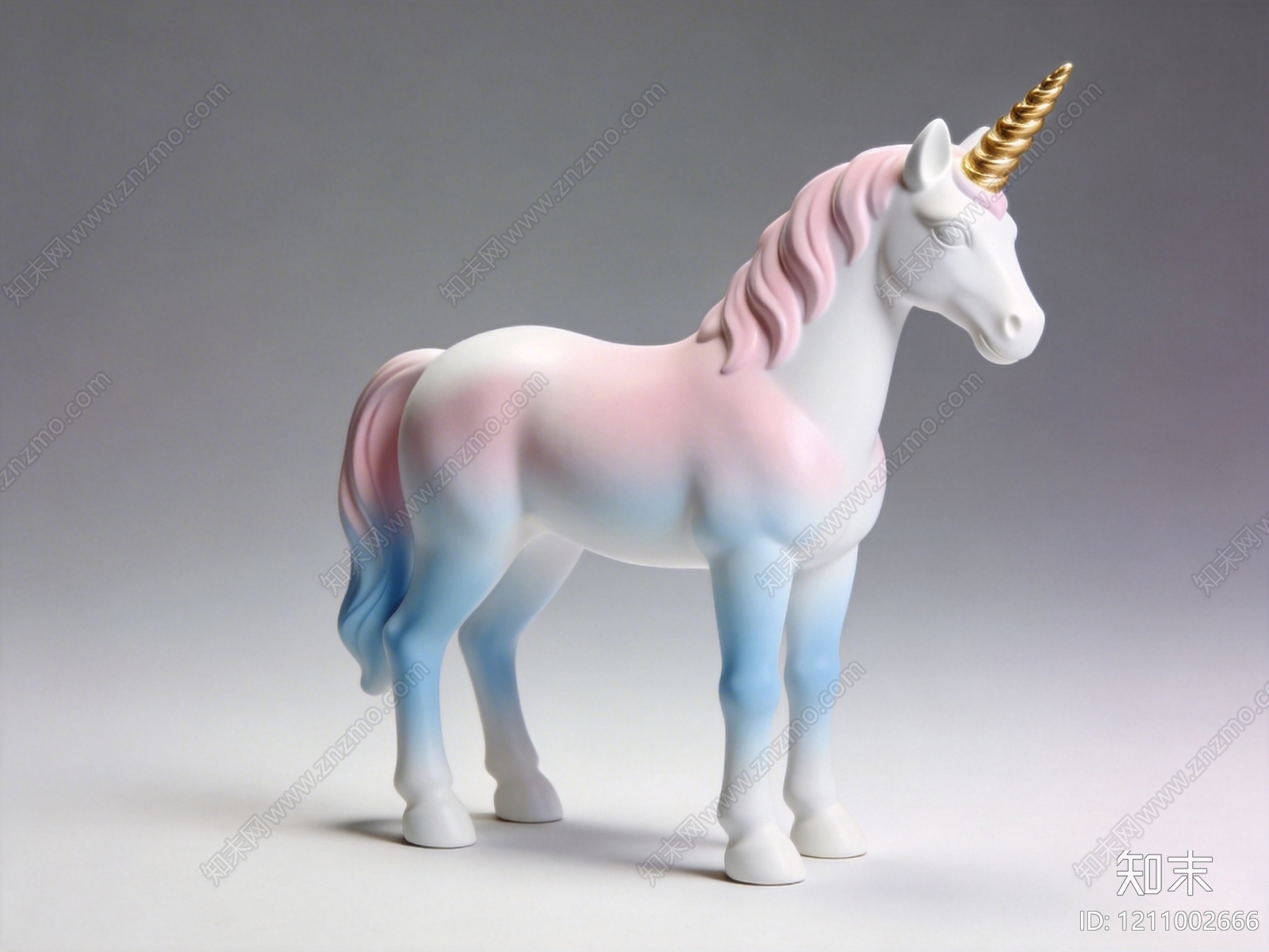 马卡龙风雕塑摆件SU模型下载【ID:1211002666】