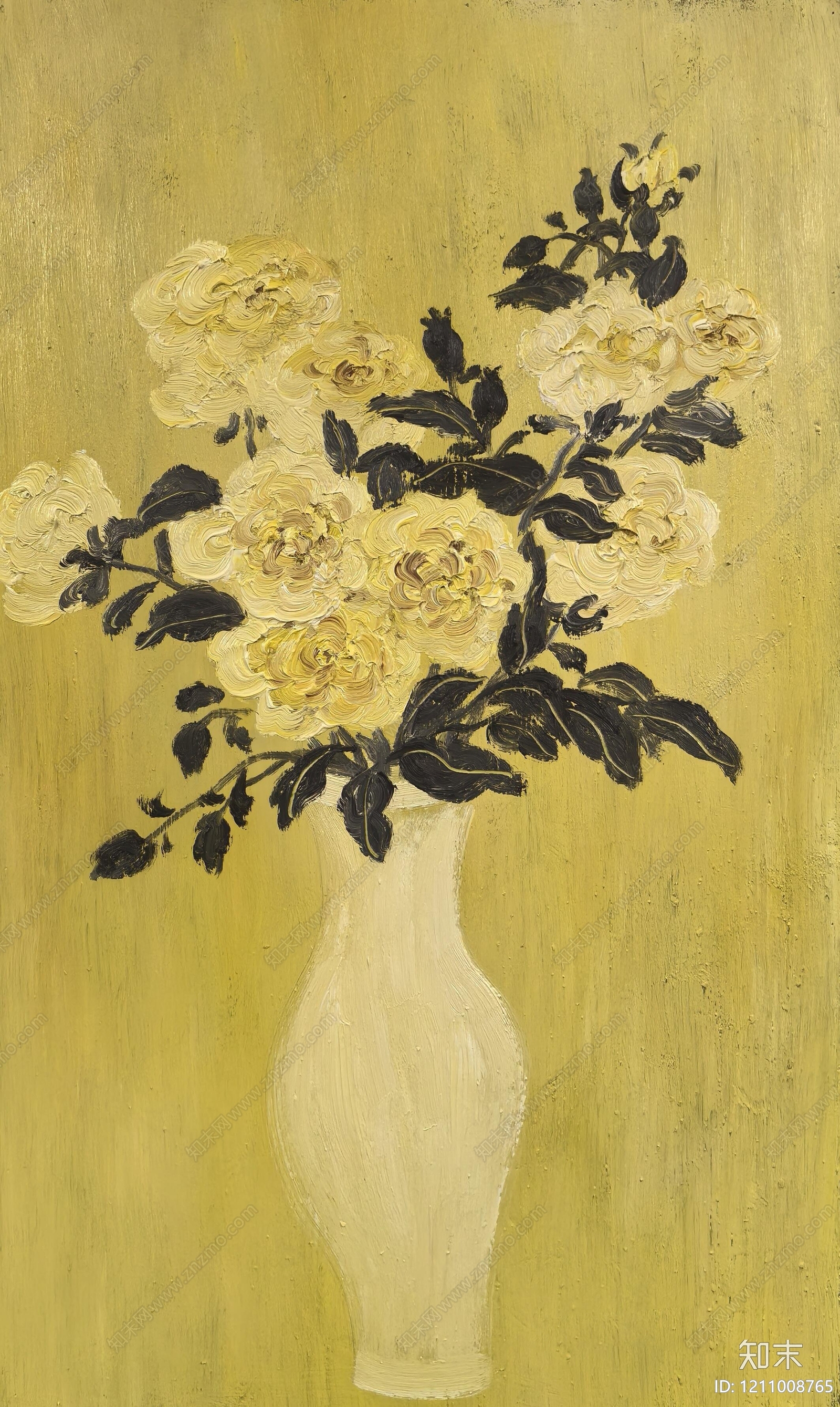 中古简约油画贴图下载【ID:1211008765】