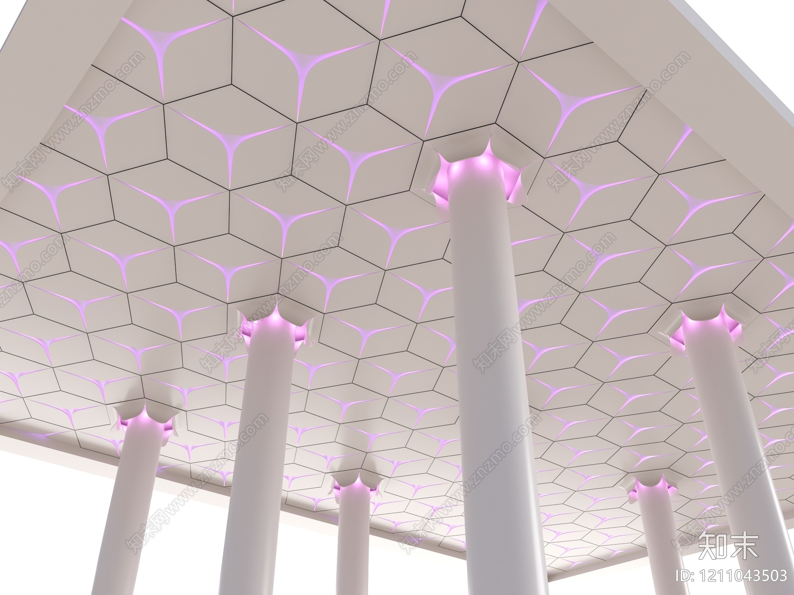 极简主义吊顶3D模型下载【ID:1211043503】