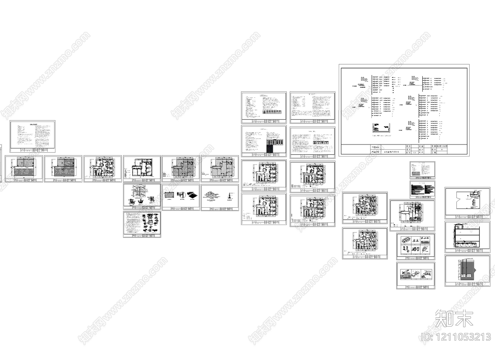 现代实验室cad施工图下载【ID:1211053213】