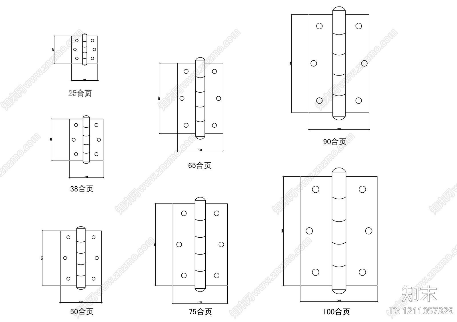 现代五金管件施工图下载【ID:1211057329】