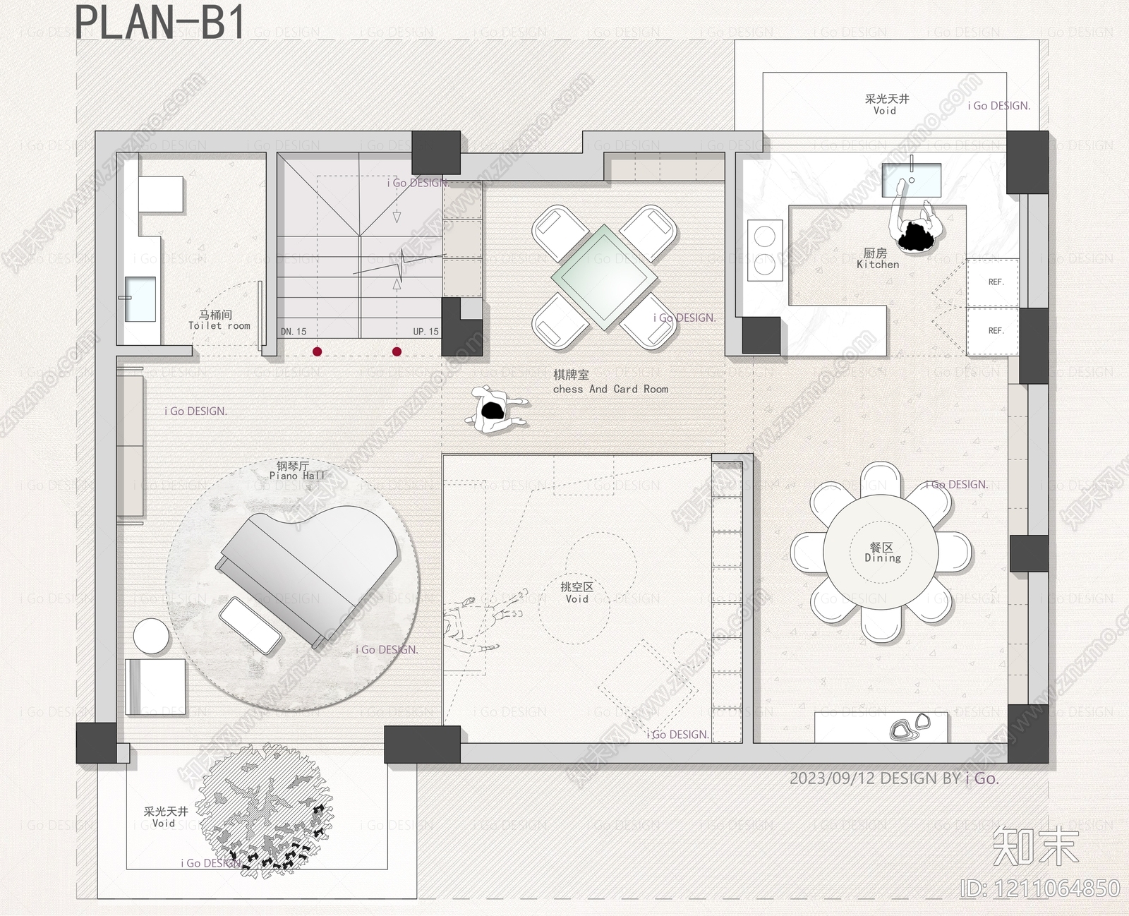 别墅cad施工图下载【ID:1211064850】
