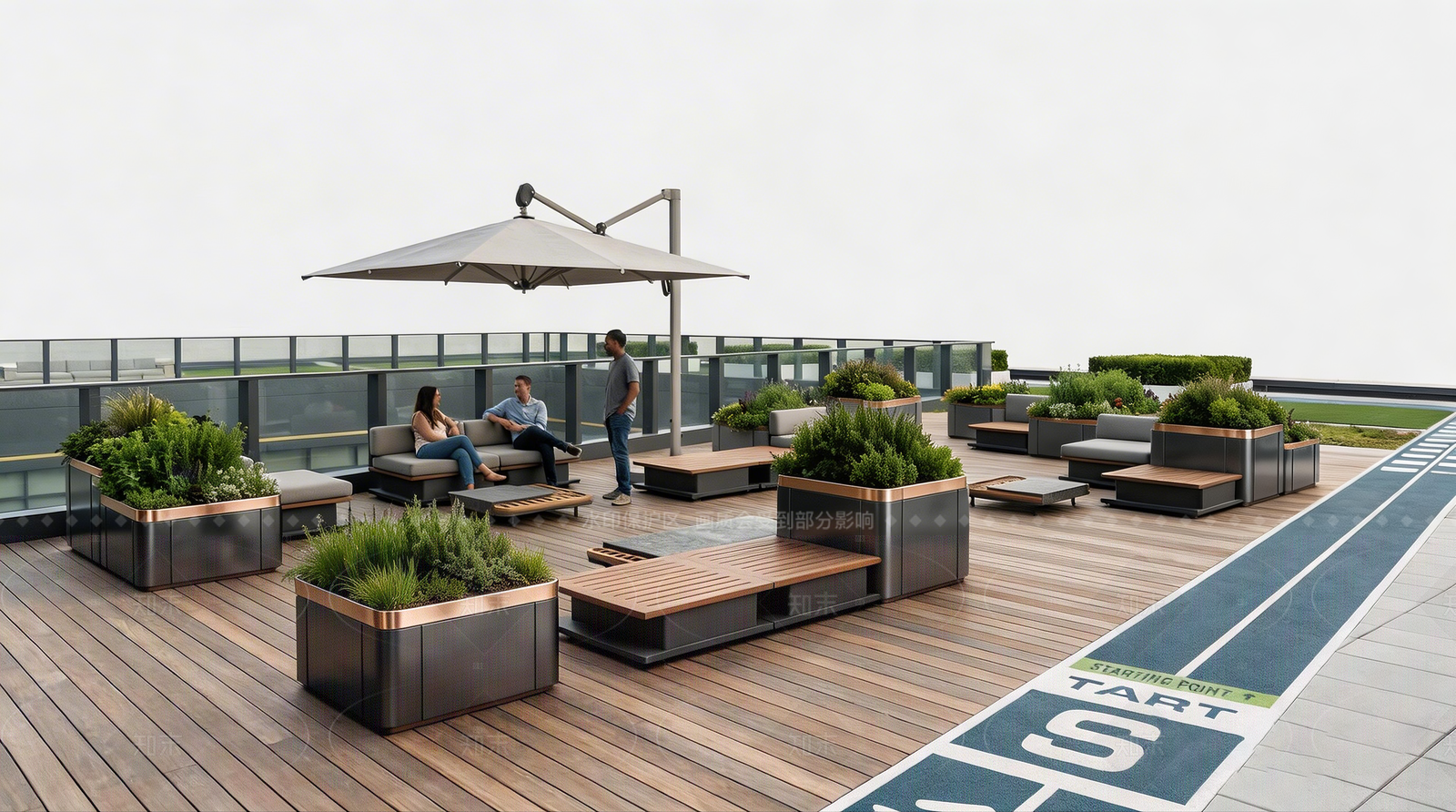 现代简约花钵花器SU模型下载【ID:1211065251】