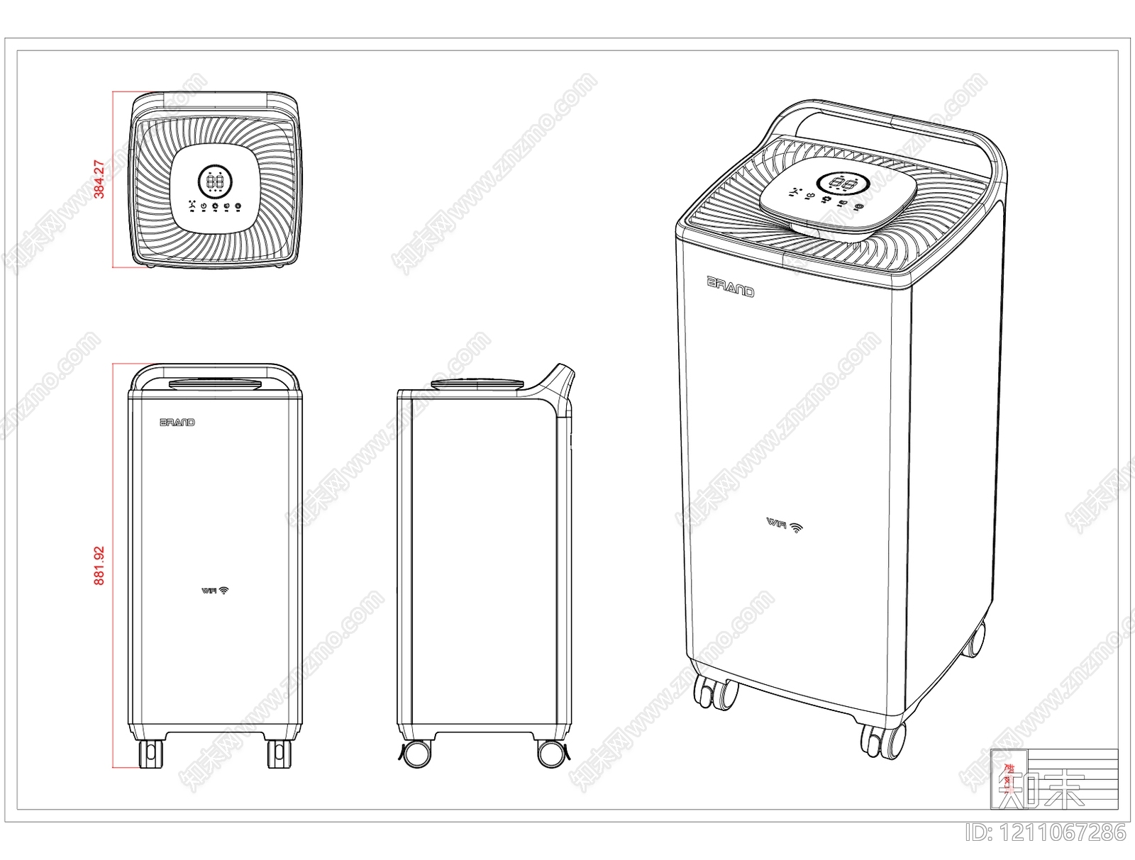 现代电器施工图下载【ID:1211067286】