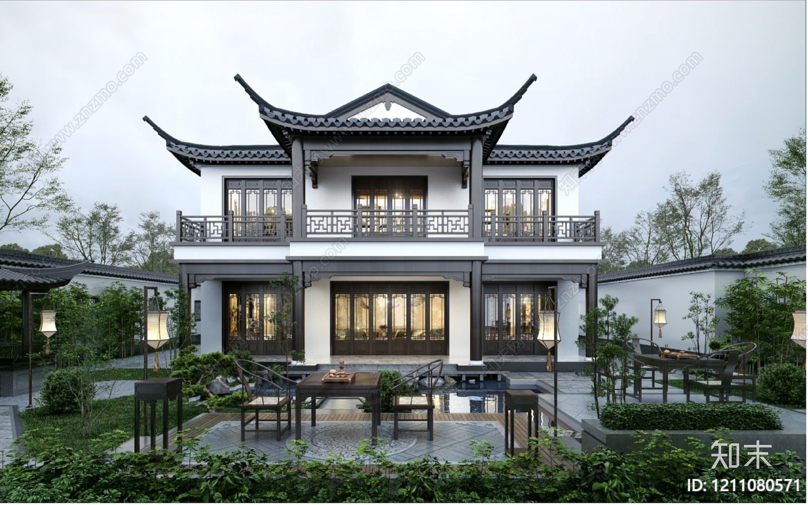 新中式现代自建房户型图下载【ID:1211080571】