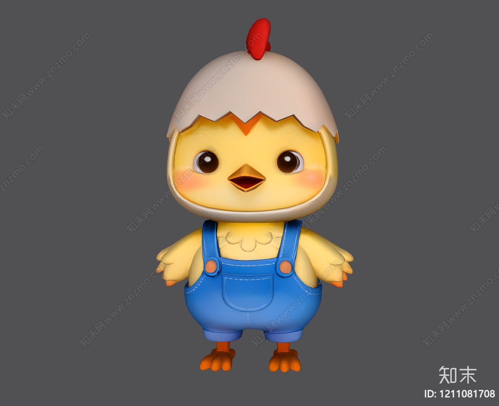 卡通3D风格虚拟人物SU模型下载【ID:1211081708】