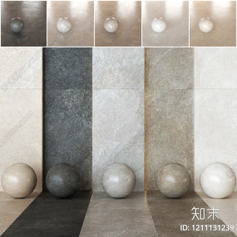 现代简约地砖3D模型下载【ID:1211131239】