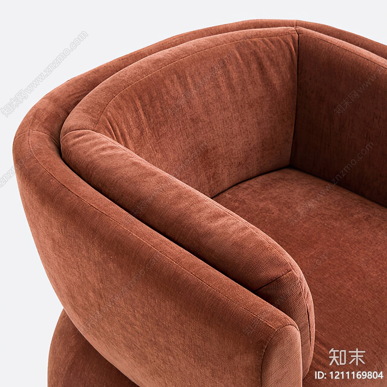 中古风单人沙发SU模型下载【ID:1211169804】