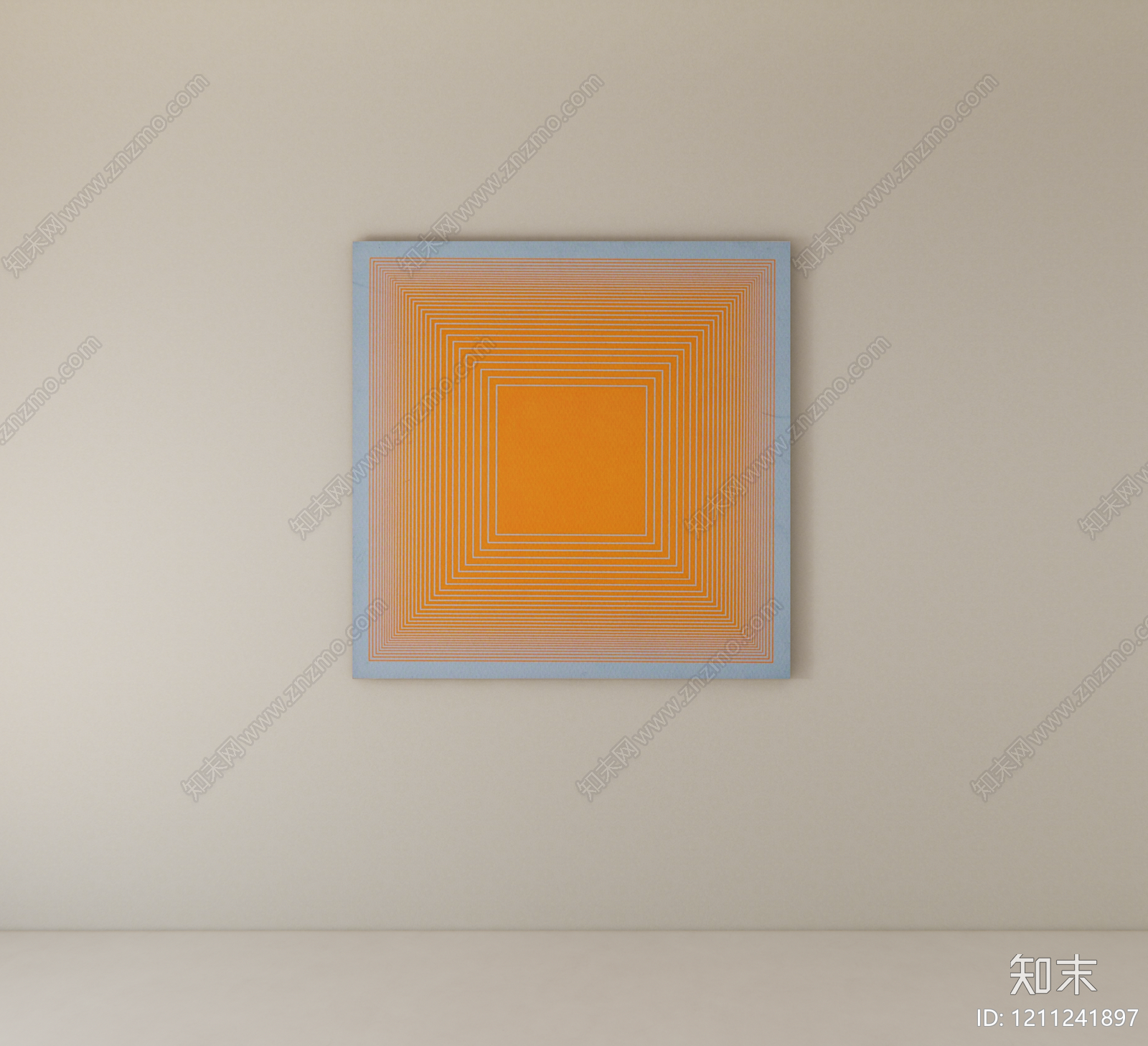 极简挂画SU模型下载【ID:1211241897】