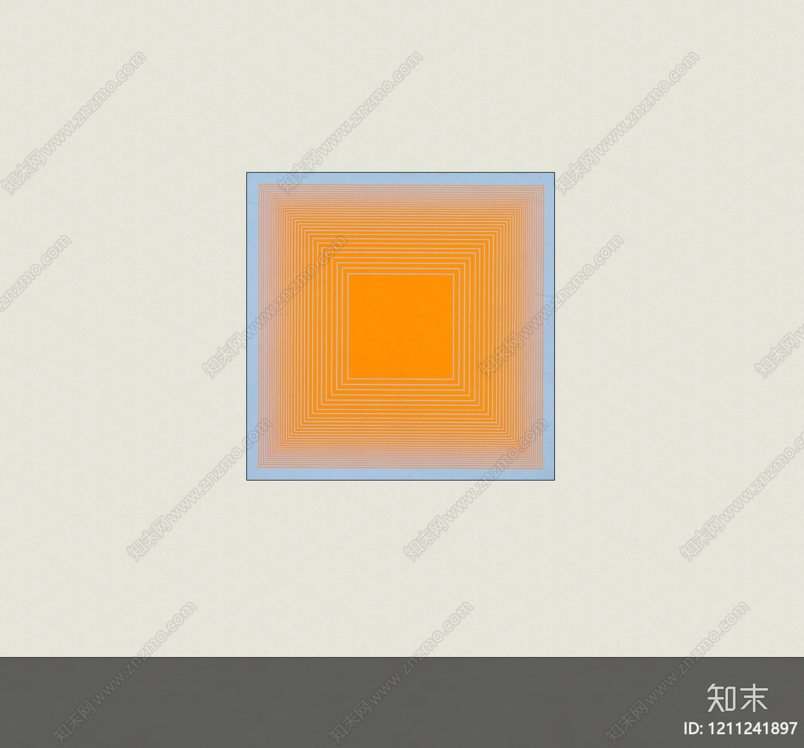 极简挂画SU模型下载【ID:1211241897】
