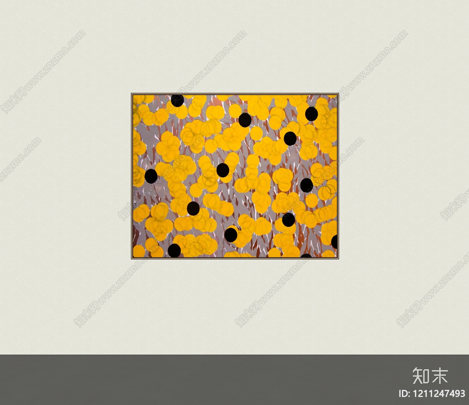 现代简约挂画SU模型下载【ID:1211247493】