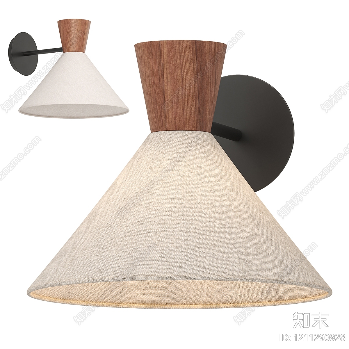 日式儿童壁灯3D模型下载【ID:1211290928】