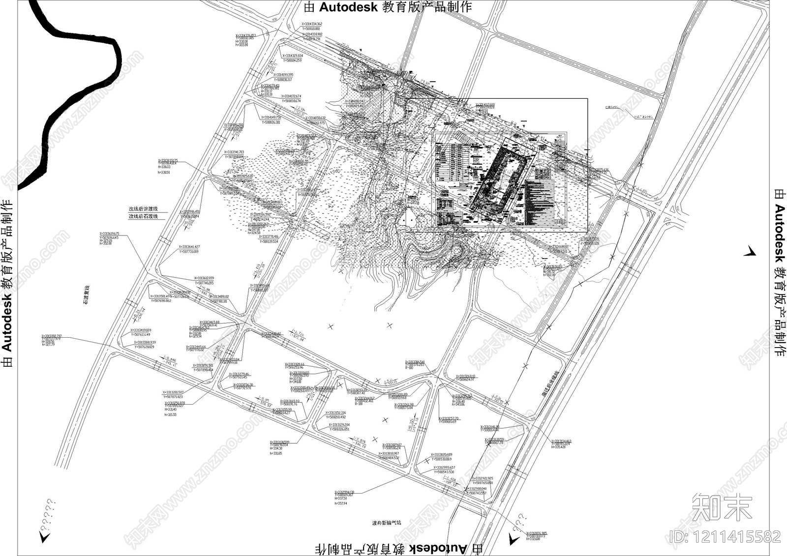 规划平面图施工图下载【ID:1211415582】