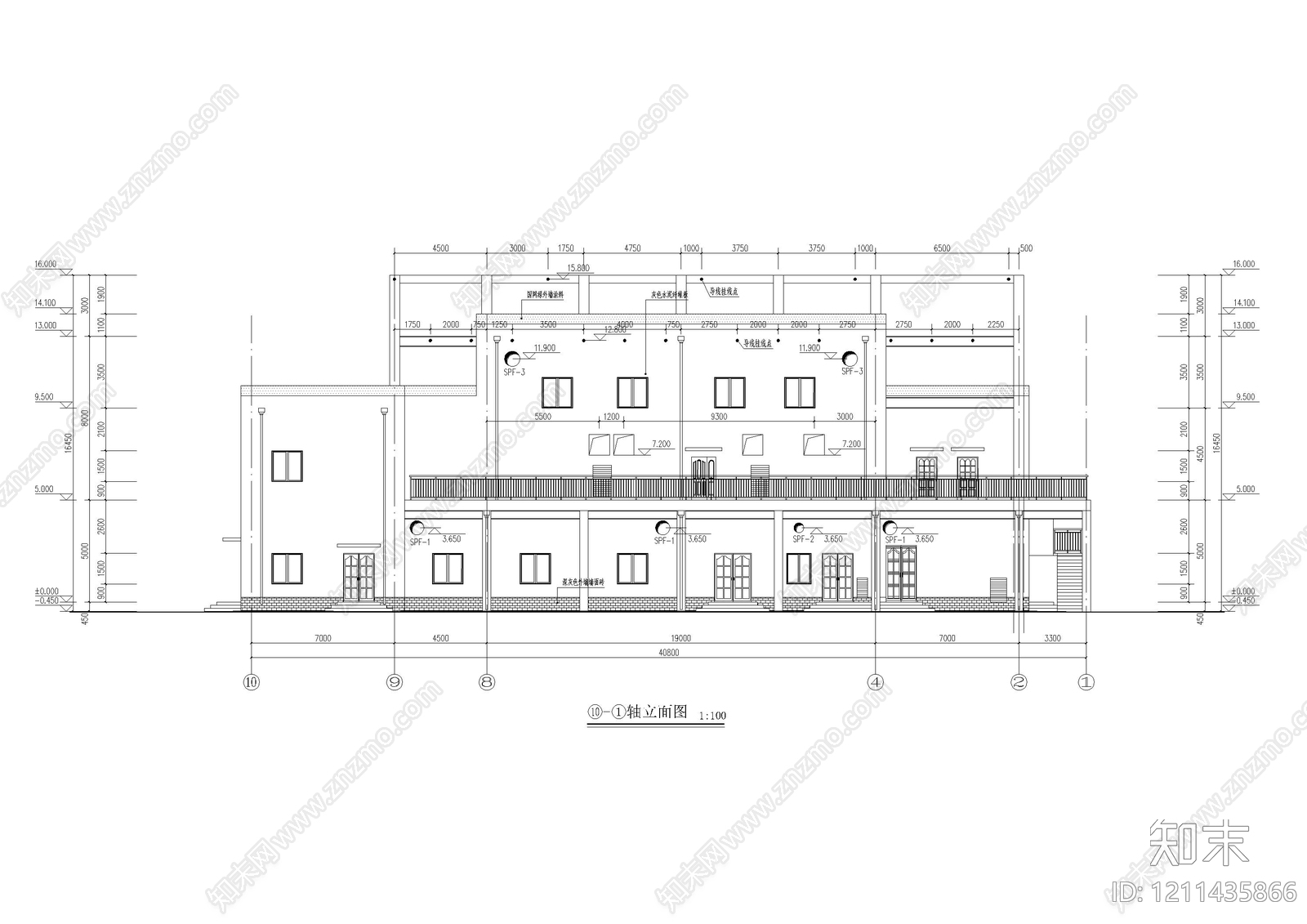 现代厂房施工图下载【ID:1211435866】