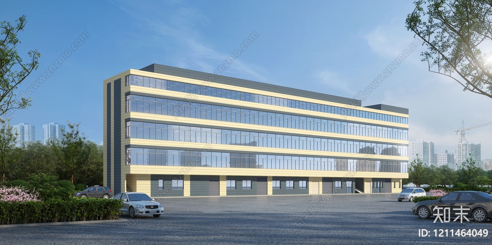 现代厂房施工图下载【ID:1211464049】