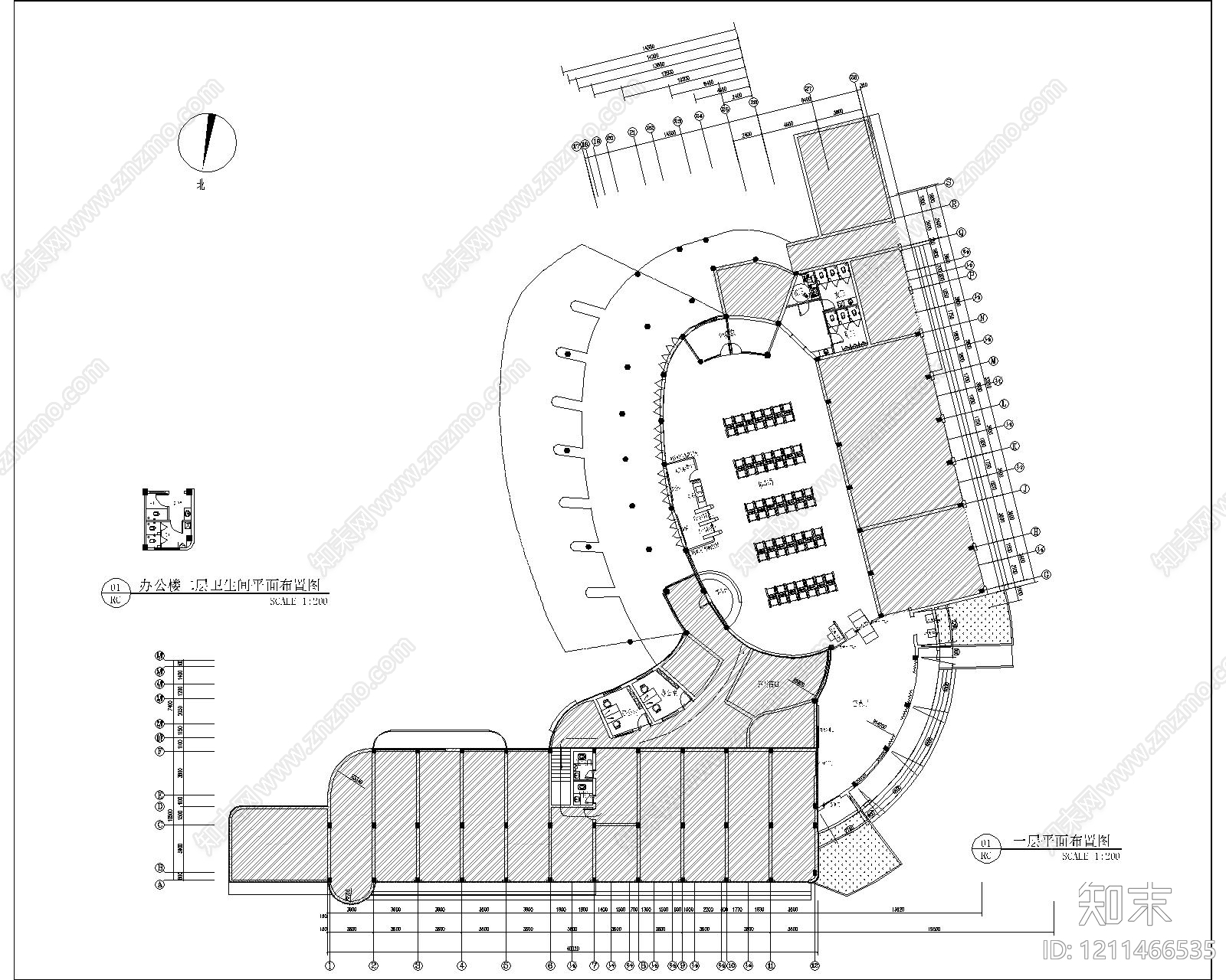 现代客运站施工图下载【ID:1211466535】