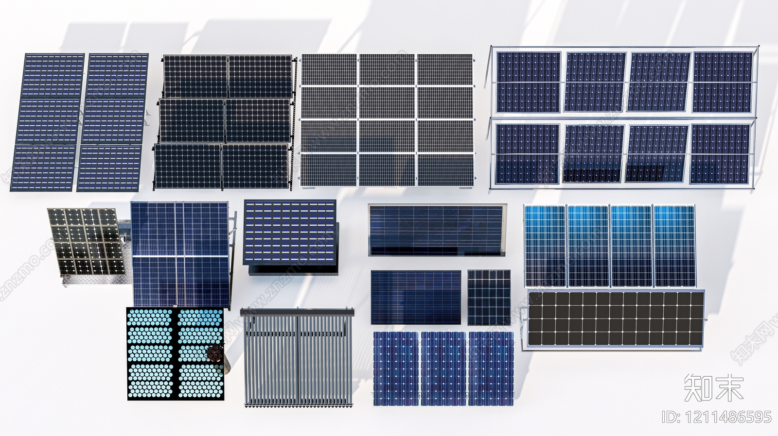 极简主义太阳能屋面SU模型下载【ID:1211486595】