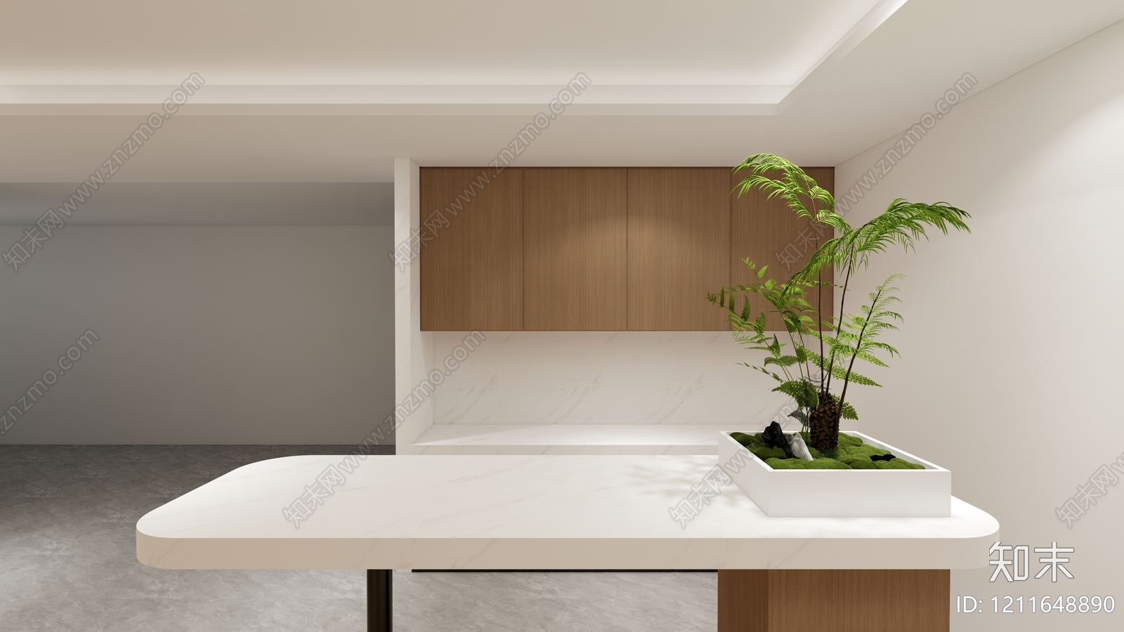 极简盆栽SU模型下载【ID:1211648890】