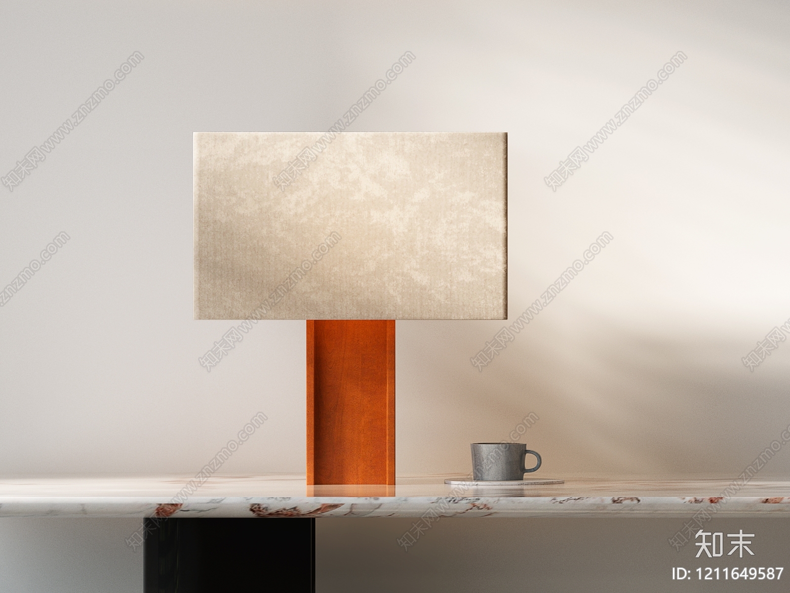 现代简约台灯3D模型下载【ID:1211649587】
