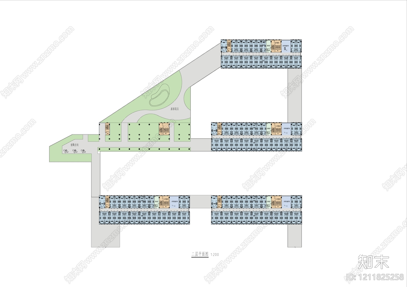 现代学校建筑cad施工图下载【ID:1211825258】