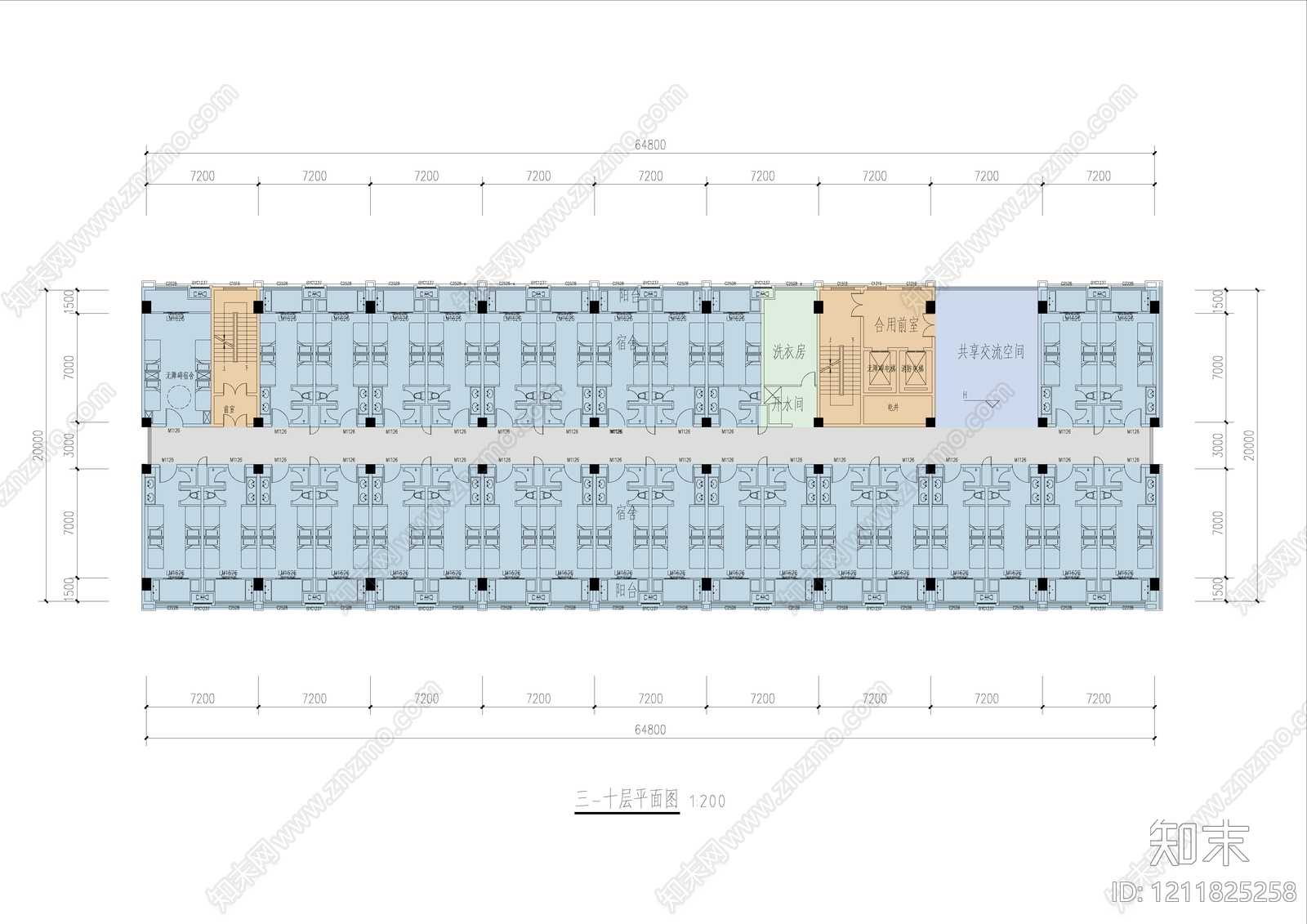 现代学校建筑施工图下载【ID:1211825258】