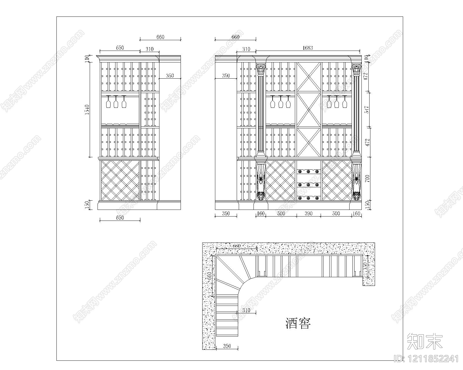 欧式家具图库施工图下载【ID:1211852241】